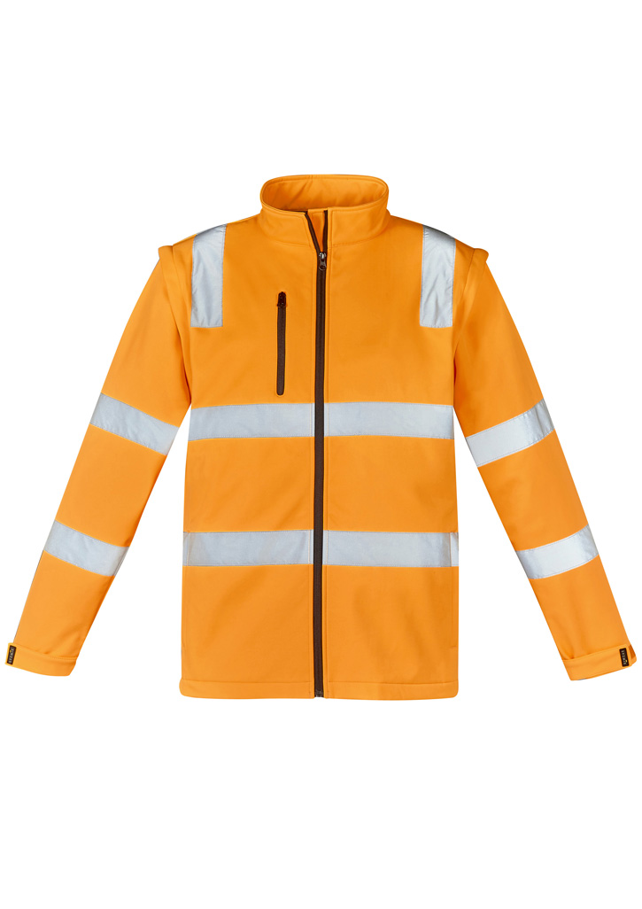 Unisex Hi Vis VIC Rail 2 In 1 Softshell Jacket